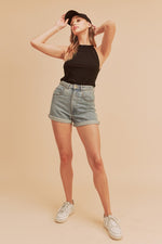 Alex Black Tank Top - Lilac&Lemon