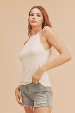 Alex White Tank Top - Lilac&Lemon