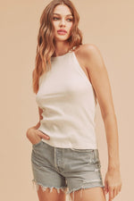 Alex White Tank Top - Lilac&Lemon