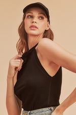 Alex Black Tank Top - Lilac&Lemon