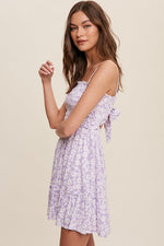 Chessie Smocked Tube Dress - Lilac&Lemon