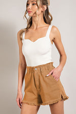 Emily High Waisted Shorts - Lilac&Lemon