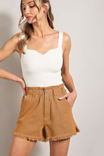 Emily High Waisted Shorts - Lilac&Lemon