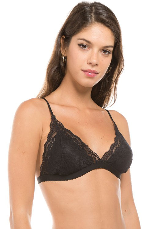 Willow Bralette Black - Lilac&Lemon