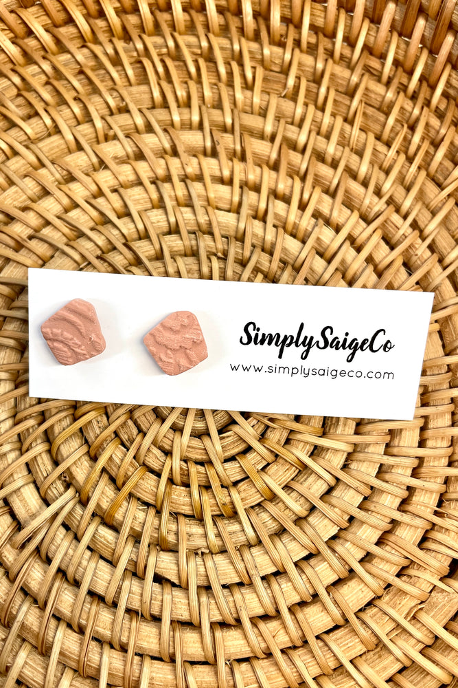 Simply Saige Imprinted Studs