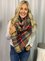 Khaki Blanket Scarf