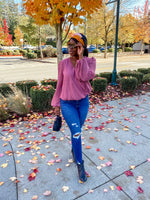 Eunina Bella Medium Wash Distressed Skinny Jeans - Lilac&Lemon