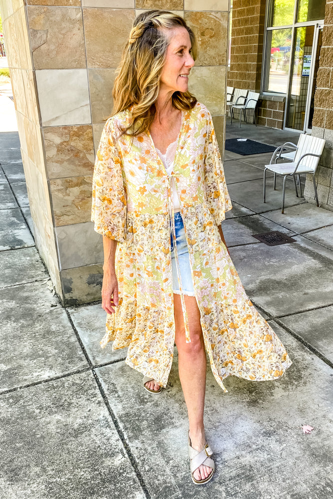 Daisy Floral Duster