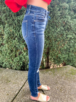 Eunina Bella Medium Wash Distressed Skinny Jeans - Lilac&Lemon