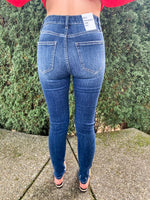 Eunina Bella Medium Wash Distressed Skinny Jeans - Lilac&Lemon