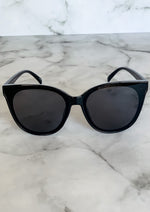 Black Cat Eye Sunglasses - Lilac&Lemon