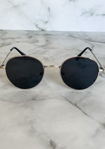 Silver Circle Lens Sunglasses