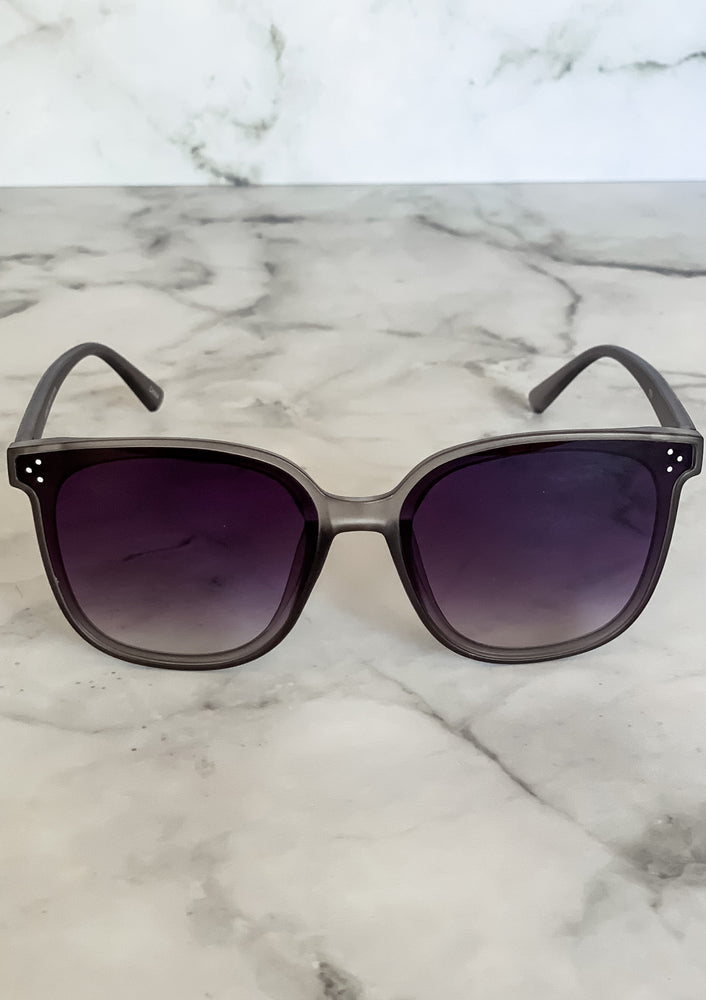 Grey Wayfarer Sunglasses