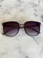 Grey Wayfarer Sunglasses - Lilac&Lemon