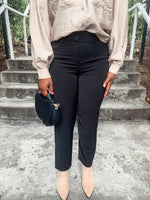 Taupe Straight Leg Pant - Lilac&Lemon