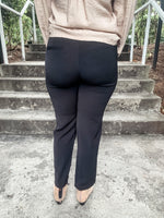 Taupe Straight Leg Pant - Lilac&Lemon