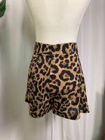 Leopard Print Swing Shorts - Lilac&Lemon