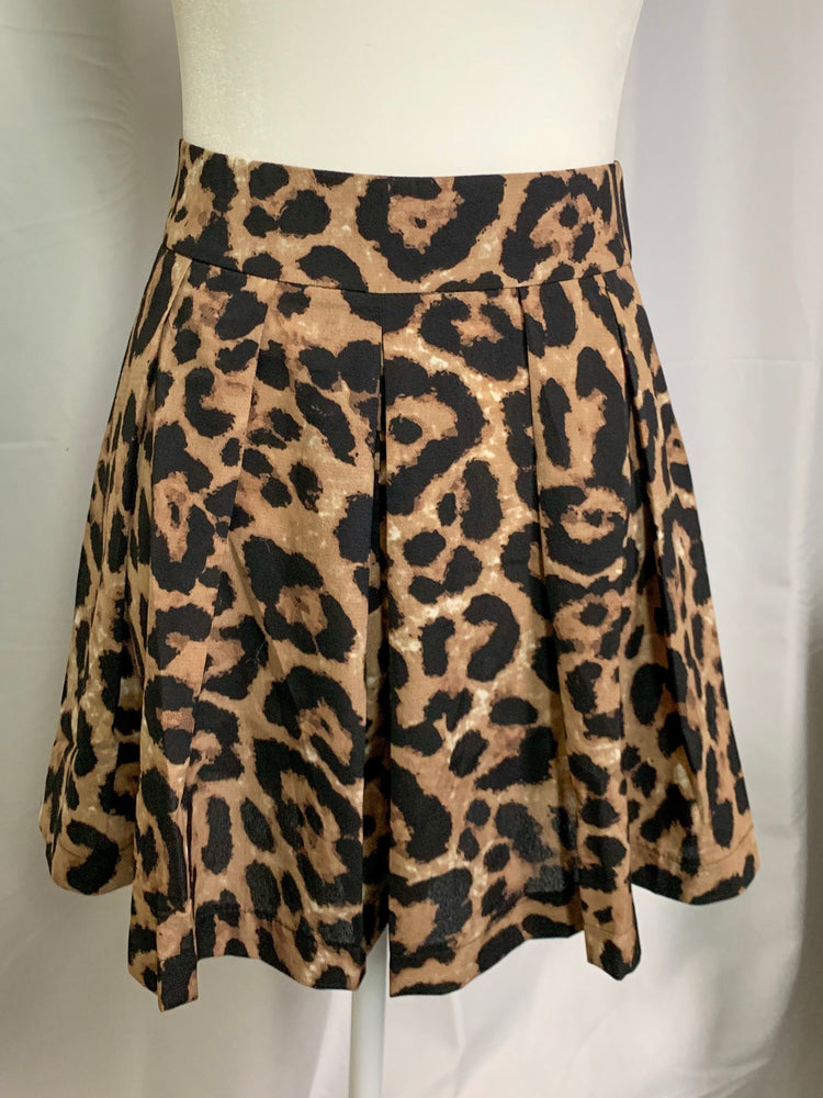Leopard Print Swing Shorts - Lilac&Lemon