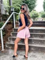 High Waisted Lavender Shorts - Lilac&Lemon