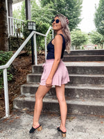 High Waisted Lavender Shorts - Lilac&Lemon