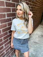 Meet Me at the Patch Graphic Tee White - Lilac&Lemon