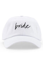 Women’s Embroidered Bachelorette Party Dad Hat -Bride Script - Lilac&Lemon