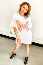 Butterfly Graphic Tee - Lilac&Lemon