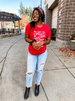 Spread Christmas Cheer Graphic Tee - Lilac&Lemon