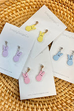 Simply Saige Easter Bunny Dangle Earrings - Lilac&Lemon