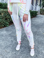 Neon Tie Dye Joggers - Lilac&Lemon