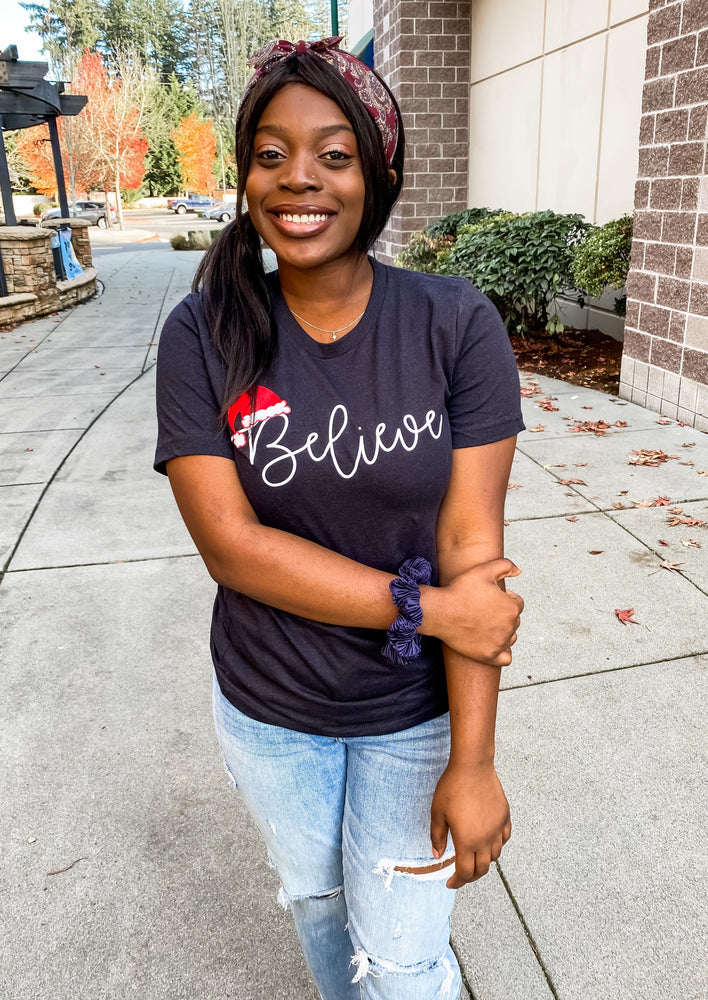 Believe Santa Graphic Tee