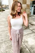 Reese White Cropped Cami