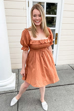 Genevieve Smocked Mini Dress - Lilac&Lemon