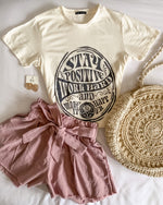 High Waisted Lavender Shorts - Lilac&Lemon