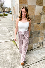 Reese White Cropped Cami - Lilac&Lemon